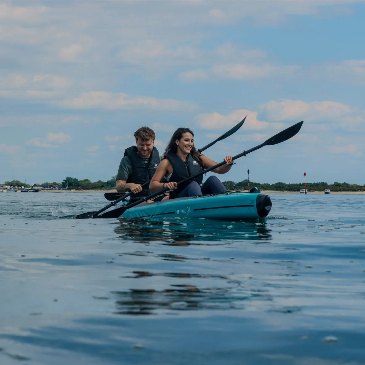 Sandbanks Optimal - Double Seater Drop Stitch Inflatable Kayak Package