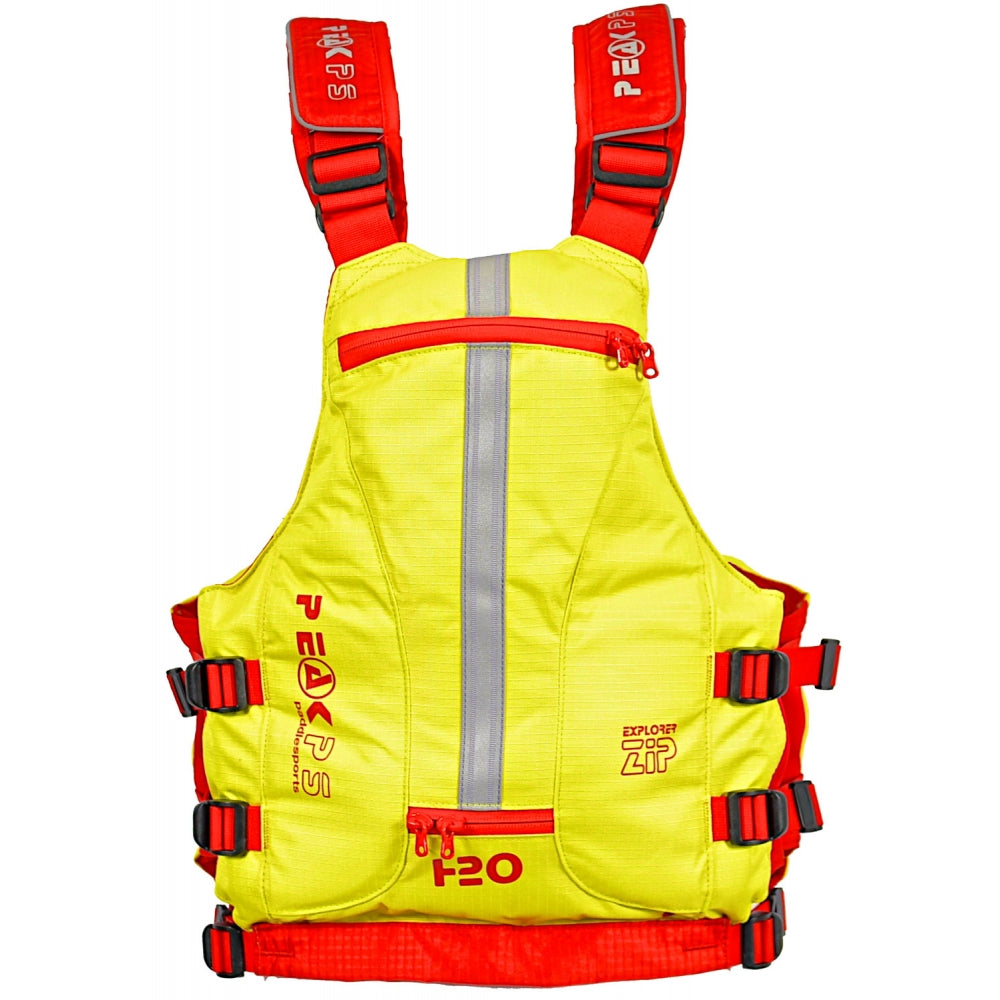 Peak PS Explorer Zip PFD Lime back