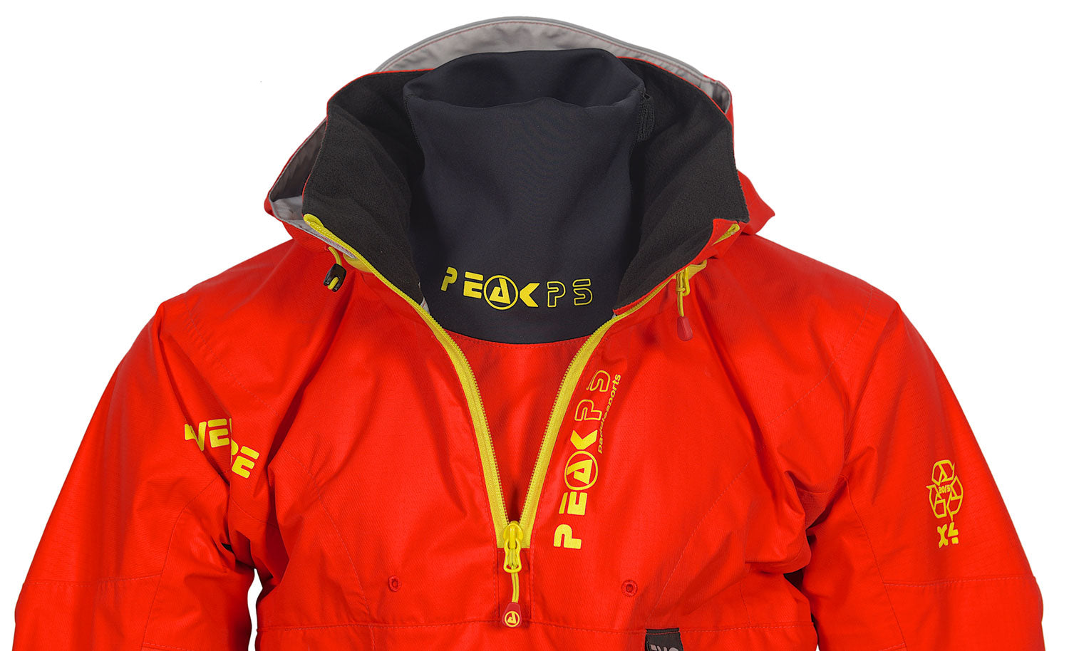 Peak PS Adventure Suit neck unzipped