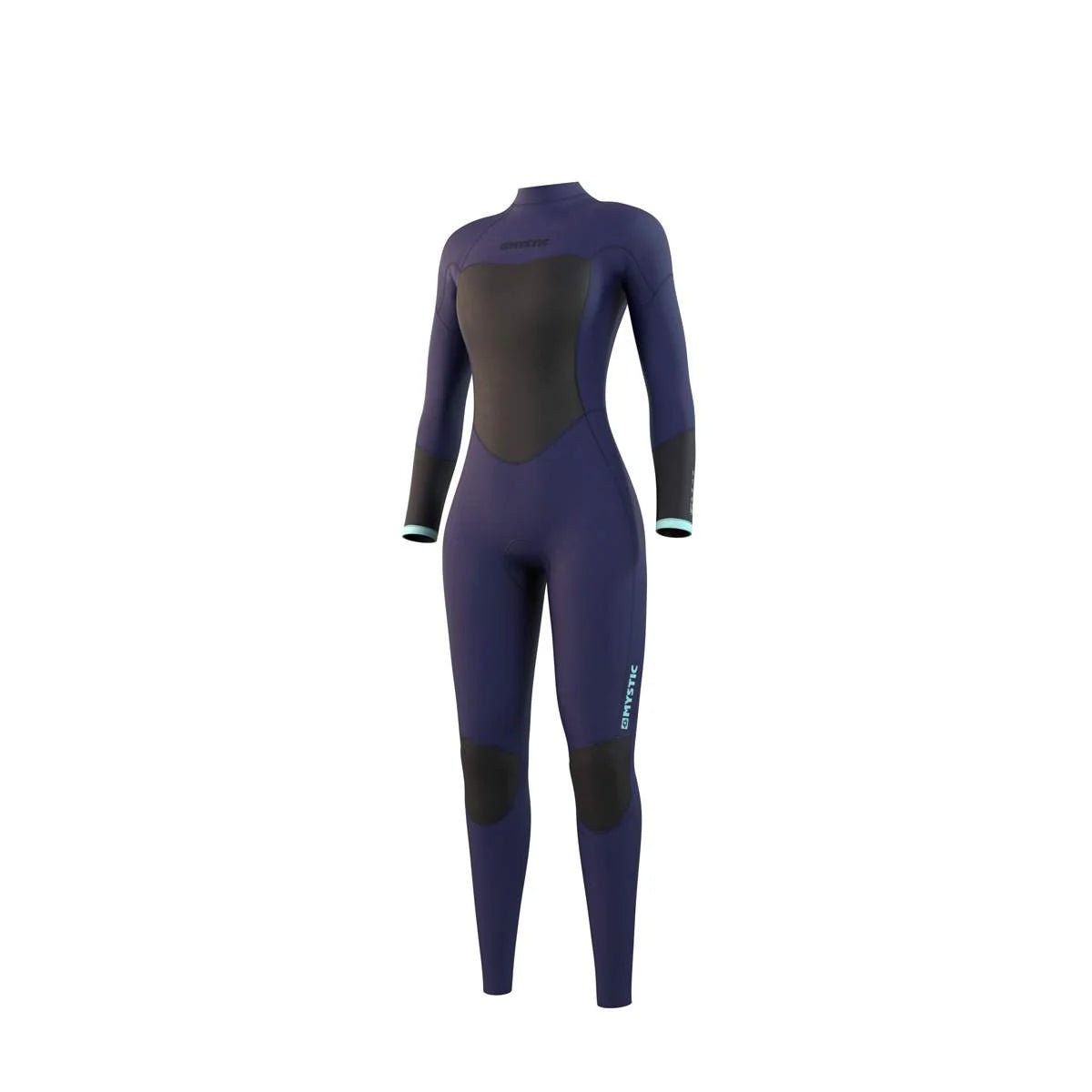 Mystic Women's 3/2mm Back Zip Wetsuit - Night Blue - Flow Kayaks