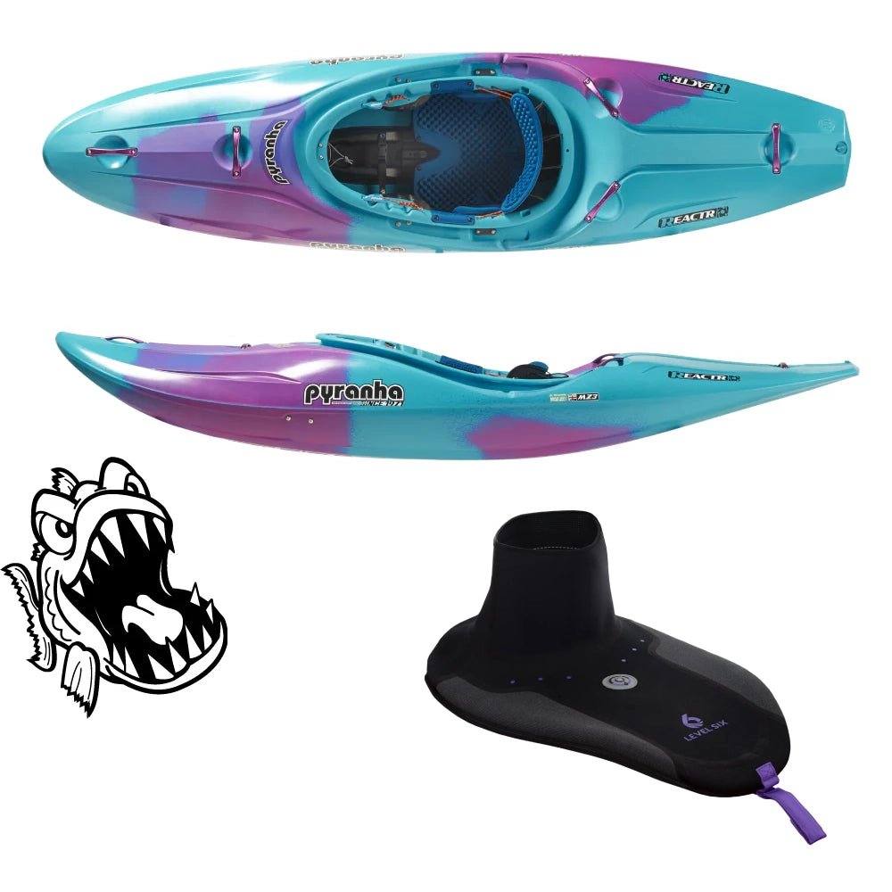 Pyranha ReactR + Level Six Class 6 Elite Package - Flow Kayaks
